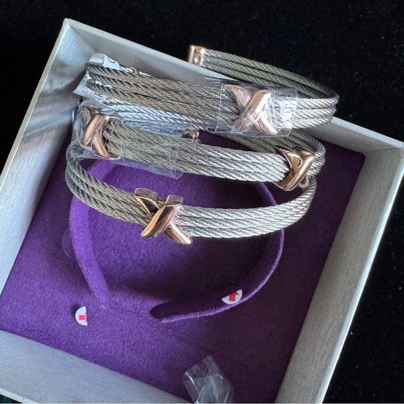 🔆 CHARRIOL twist bangle (triple) - Picture 7 of 7